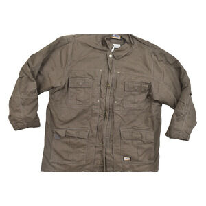 Big Smith Men's Work Jacket Big & Tall Size 2XL Brown Chore Coat Chest 50-52